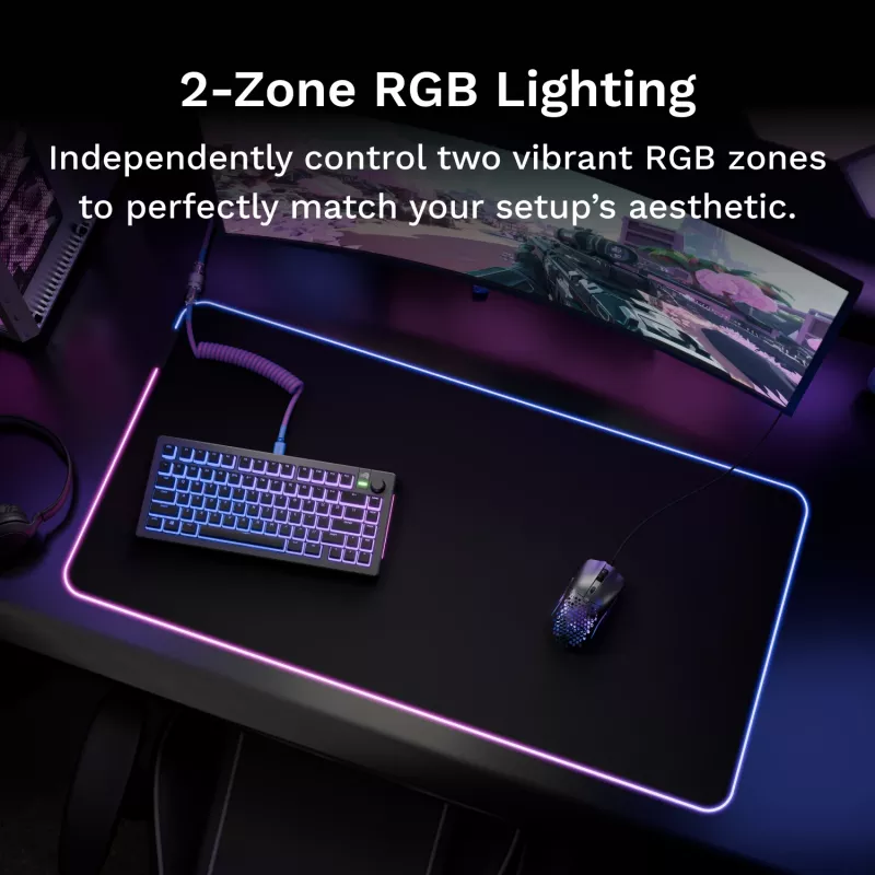 Glorious Gaming GLORIOUS hiir PAD 2 GLED - XL EXTENDED - MUST