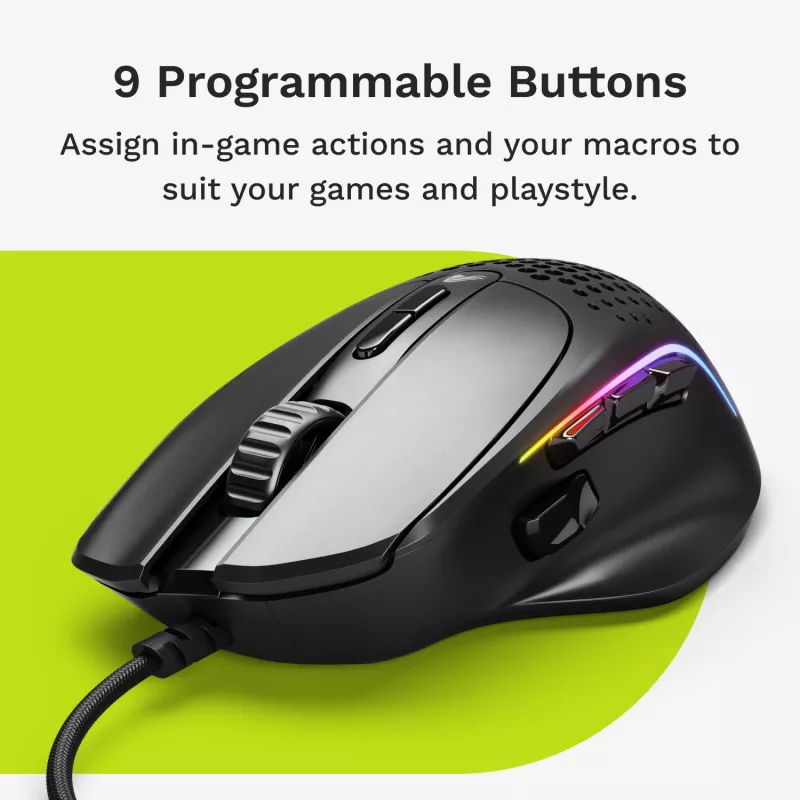 Glorious Gaming Glorious Model IV2 Wired - Must, paremakäeline, optiline, USB Type-A, 26000 DPI, Must