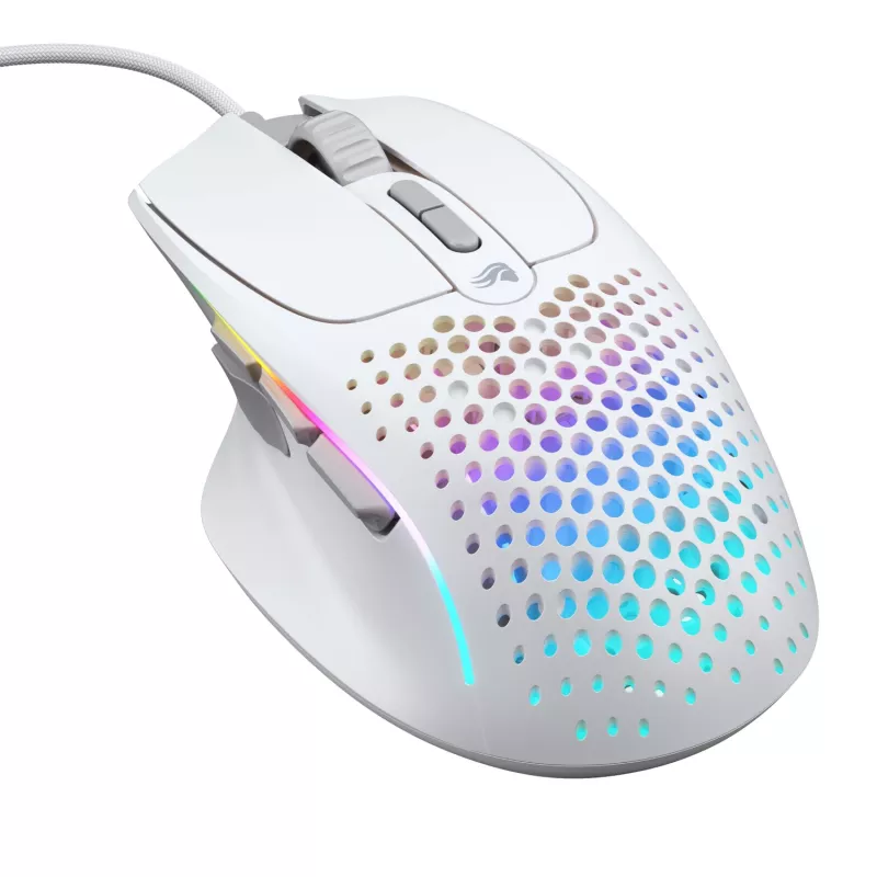 Glorious Gaming Glorious Model IV2 Wired - valge, paremakäeline, optiline, USB Type-A, 26000 DPI, valge