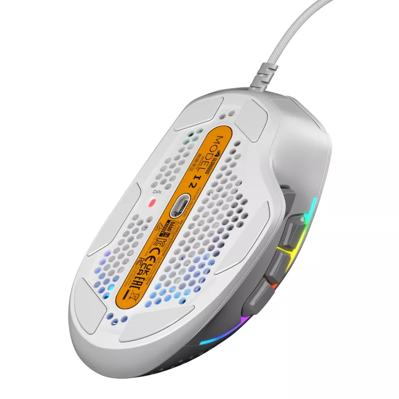 Glorious Gaming Glorious Model IV2 Wired - valge, paremakäeline, optiline, USB Type-A, 26000 DPI, valge