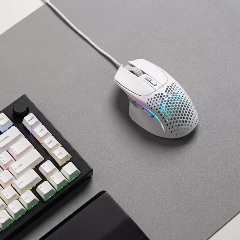 Glorious Gaming Glorious Model IV2 Wired - valge, paremakäeline, optiline, USB Type-A, 26000 DPI, valge