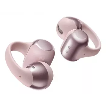 SHOKZ OpenDots ONE peakomplekt, juhtmevaba, kõrvaklambri külge kinnitatav, kõnedele/muusikale/spordile/igapäevaseks kasutamiseks, Bluetooth, roosa