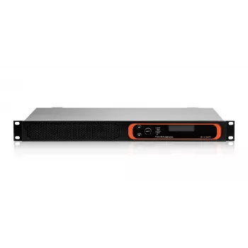 Biamp Tesira FORTÉ AVB AI, 8000 Ω, 207 Ω, must, metallik, 1U, OLED, 20 - 20000 Hz