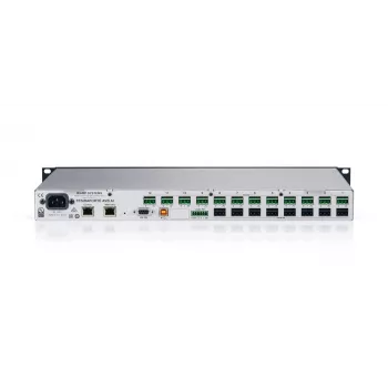 Biamp Tesira FORTÉ AVB AI, 8000 Ω, 207 Ω, must, metallik, 1U, OLED, 20 - 20000 Hz