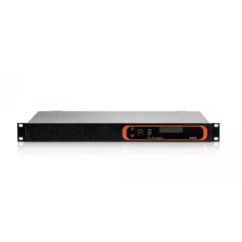 Biamp Tesira FORTÉ DAN CI, 8000 Ω, 207 Ω, must, metallik, 1U, OLED, 20–20000 Hz