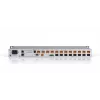 Biamp Tesira FORTÉ VT, 8000 Ω, 207 Ω, must, metallik, 1U, OLED, 20 - 20000 Hz