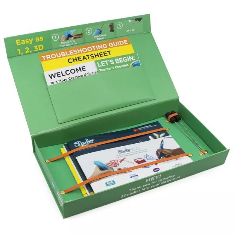 3Doodler Start EDU plastik Blue, tsüaan, roheline, hall, oranž, Red, Valge, kollane