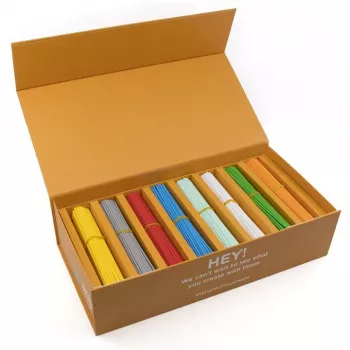 3Doodler Start EDU plastik: sinine, tsüaan, roheline, hall, oranž, punane, valge, kollane