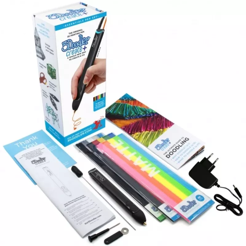 3Doodler FILAMENT 75 PCS ABS 3 COLORS AB-MONO-75 Must, Hõbedane, Valge 2 g