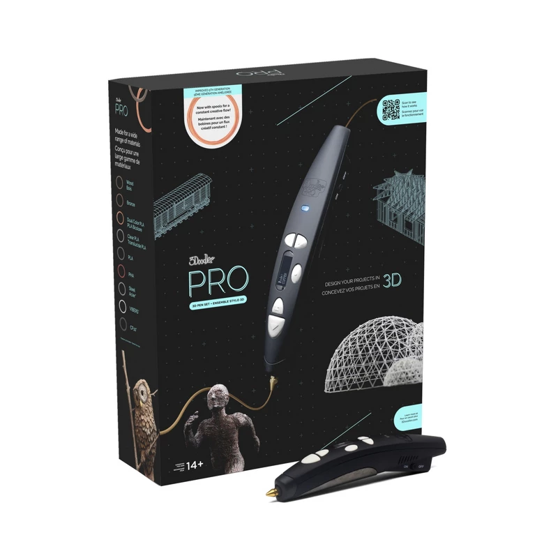3Doodler \“Pro III\” komplekt 3D-pliiats Must