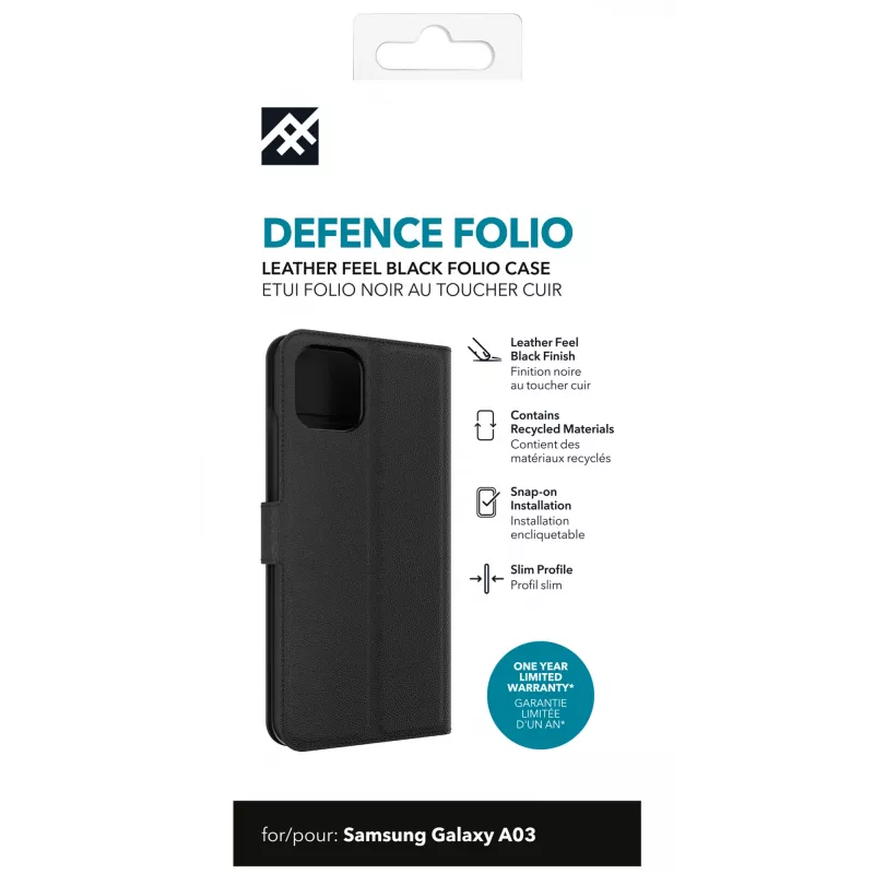 IFROGZ Defence Folio mobiiltelefoni ümbris 16,5 cm (6,5 inch) Must
