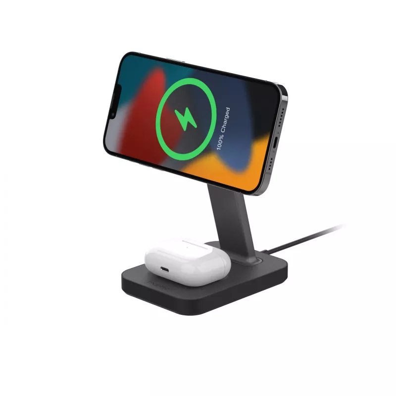 mophie UNV WRLS-snap+ stand & pad-Must-ROC-EU, siseruumides, vahelduvvool, juhtmevaba laadimine, must