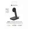 mophie UNV WRLS-snap+ stand & pad-Must-ROC-EU, siseruumides, vahelduvvool, juhtmevaba laadimine, must