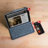 ZAGG Pro Keys iPad 10,9-tollisele (A16 ja 10. põlvkond) klaviatuuriga ümbris, saksa, AZERTY, saksa keel, Apple, iPad 10,9 inch (A16 ja 10. põlvkond), must, polükarbonaat (PC), kumm