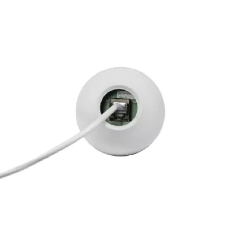 Vaddio EasyIP CeilingMIC D (valge) - Dante versioon, Konverentsimikrofon, 0,02%, Juhtmega, Valge, Lakke paigaldatav, 4,6 m