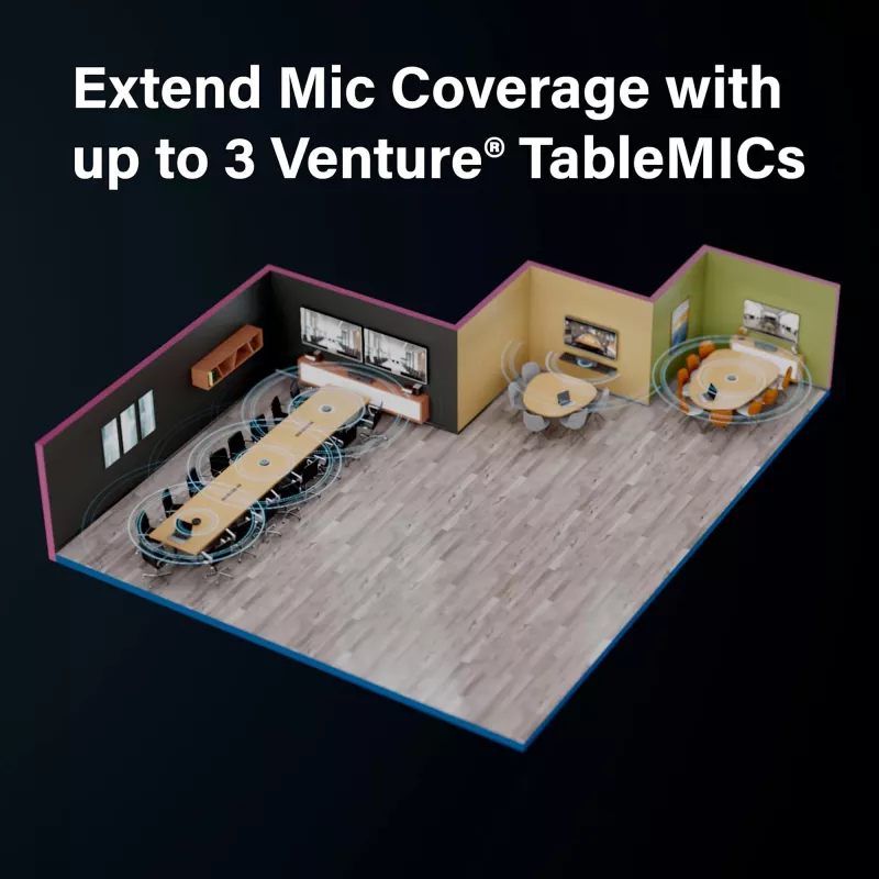 Vaddio Venture TableMIC hall konverentsimikrofon