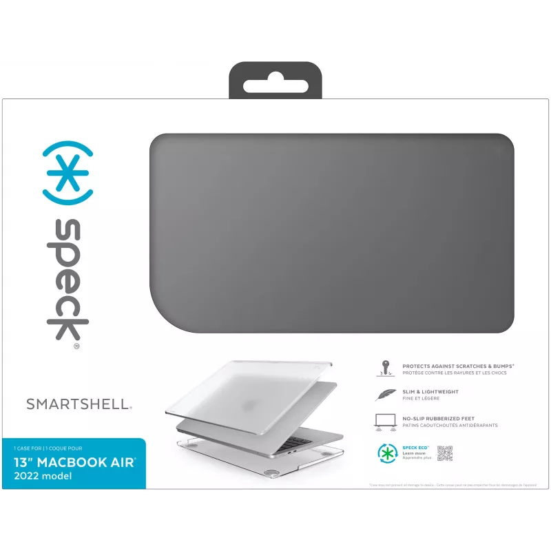Speck Smartshell Macbook Air 13 M2 (2022) Obsidian, kõva ümbris, 33 cm (13 tolli)