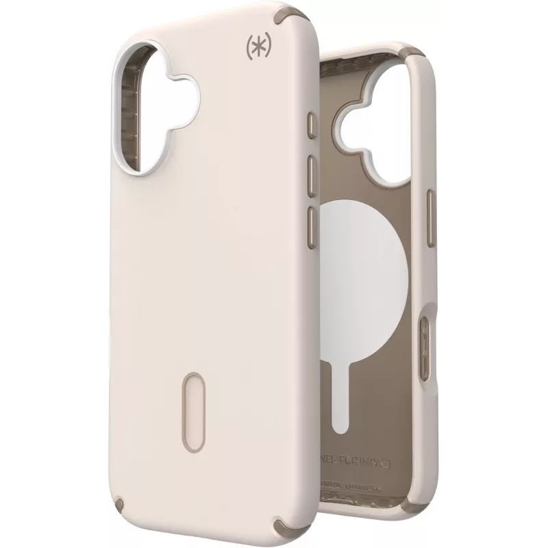Speck Presidio2 Pro + ClickLock Apple iPhone 16 Pleegitatud luuvärvi - Microban hülsiga