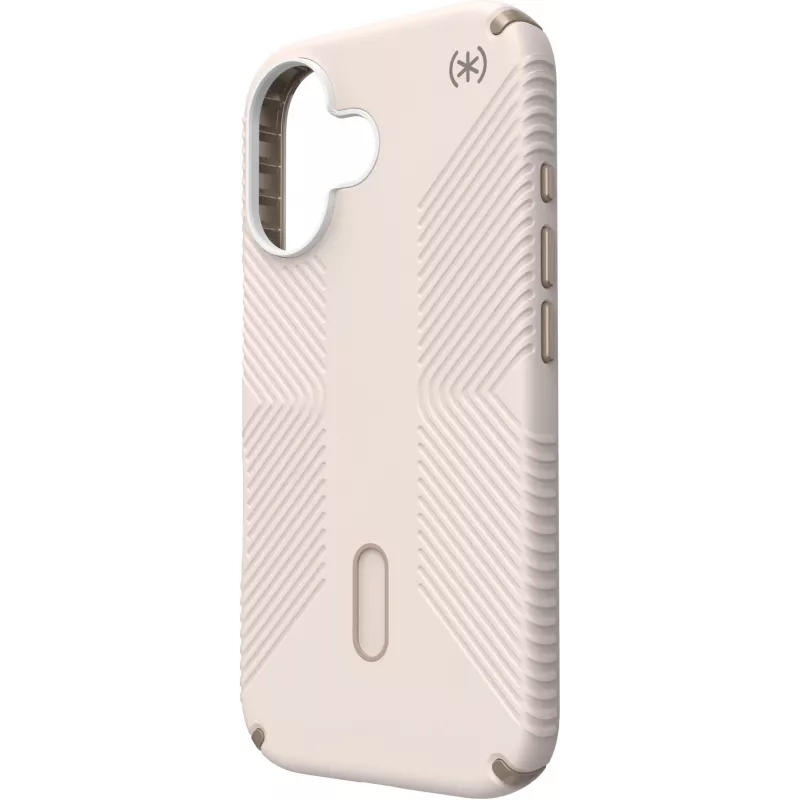 Speck Presidio2 Grip + ClickLock Apple iPhone 16 Bleached Bone - Microbaniga