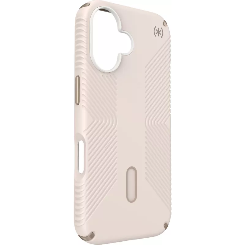 Speck Presidio2 Grip + ClickLock Apple iPhone 16 Bleached Bone - Microbaniga