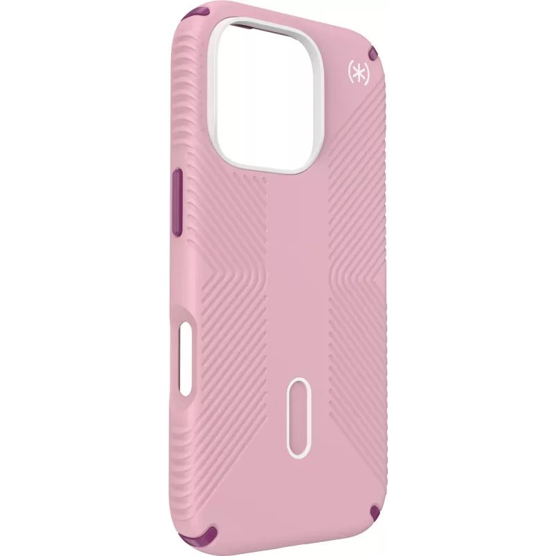 Speck Presidio2 Grip + ClickLock Apple iPhone 16 Pro Wednesday Pink - Microbaniga