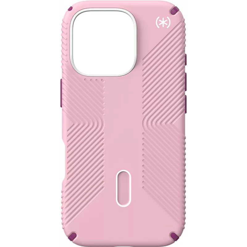 Speck Presidio2 Grip + ClickLock Apple iPhone 16 Pro Wednesday Pink - Microbaniga