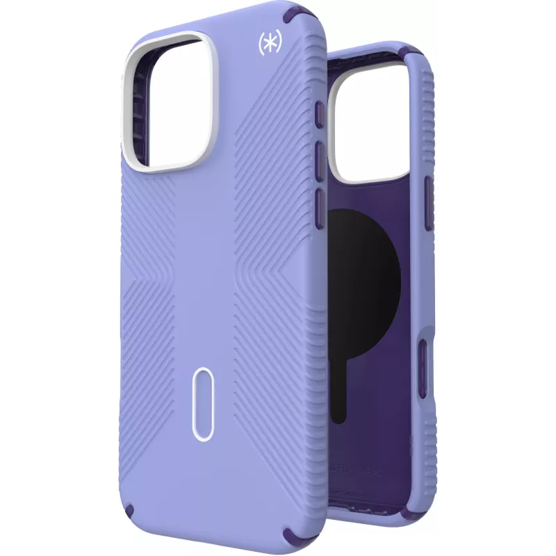Speck Presidio2 Grip + ClickLock Apple iPhone 16 Pro Max Future Lavender - Microbaniga
