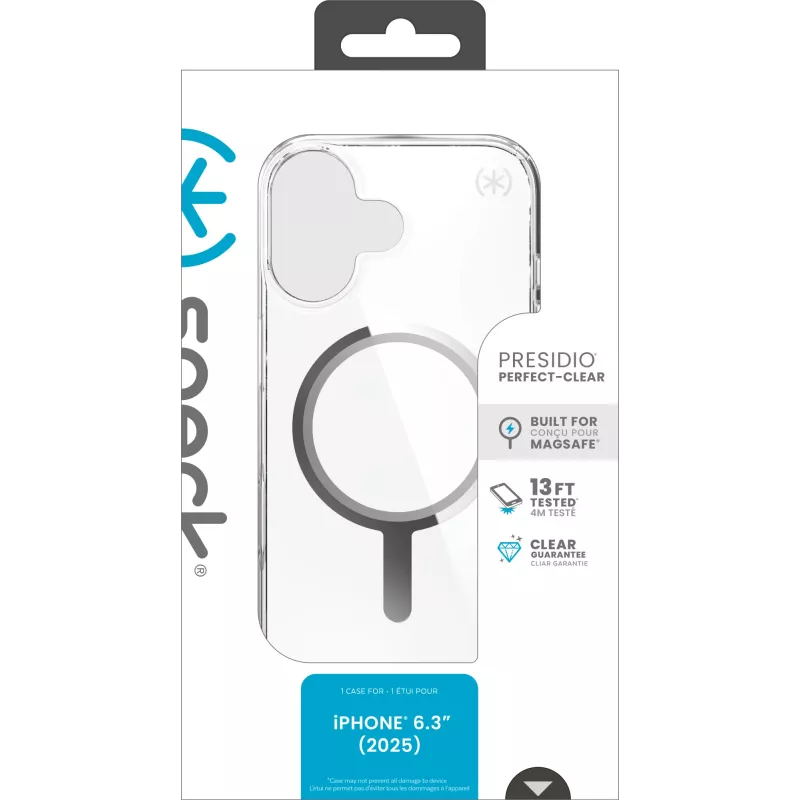 Speck Presidio Perfect Clear ümbris MagSafe iP 17