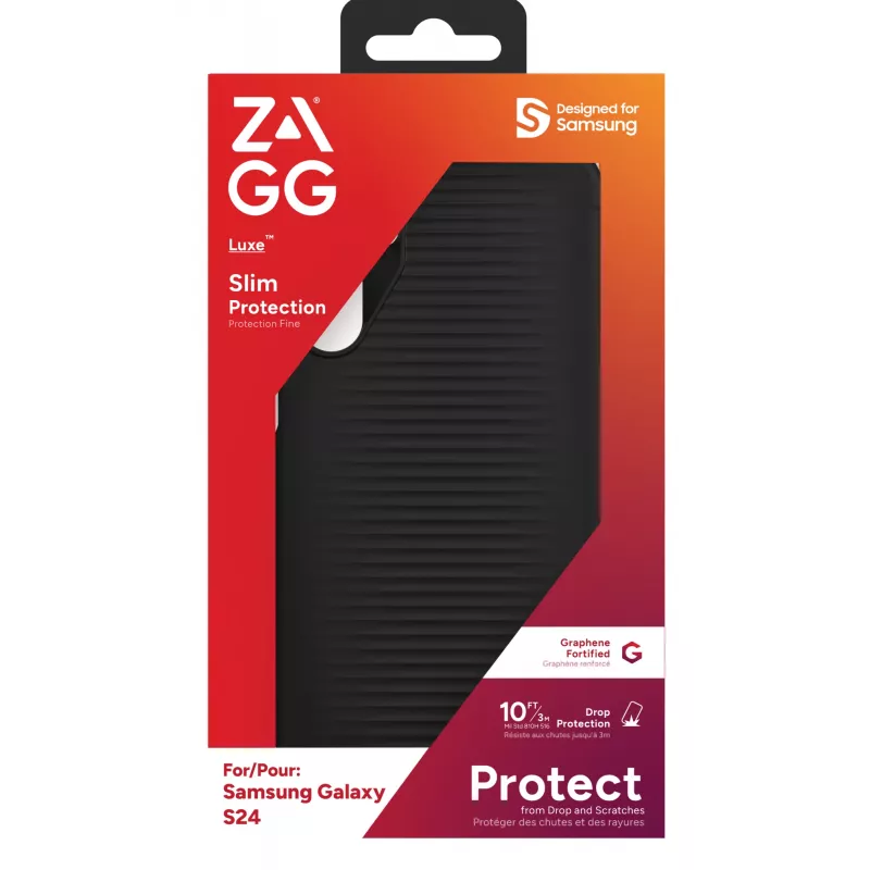 ZAGG Luxe ümbris Galaxy S24 Must, kate, Samsung, Galaxy S24, 15,8 cm (6,2 tolli), Must