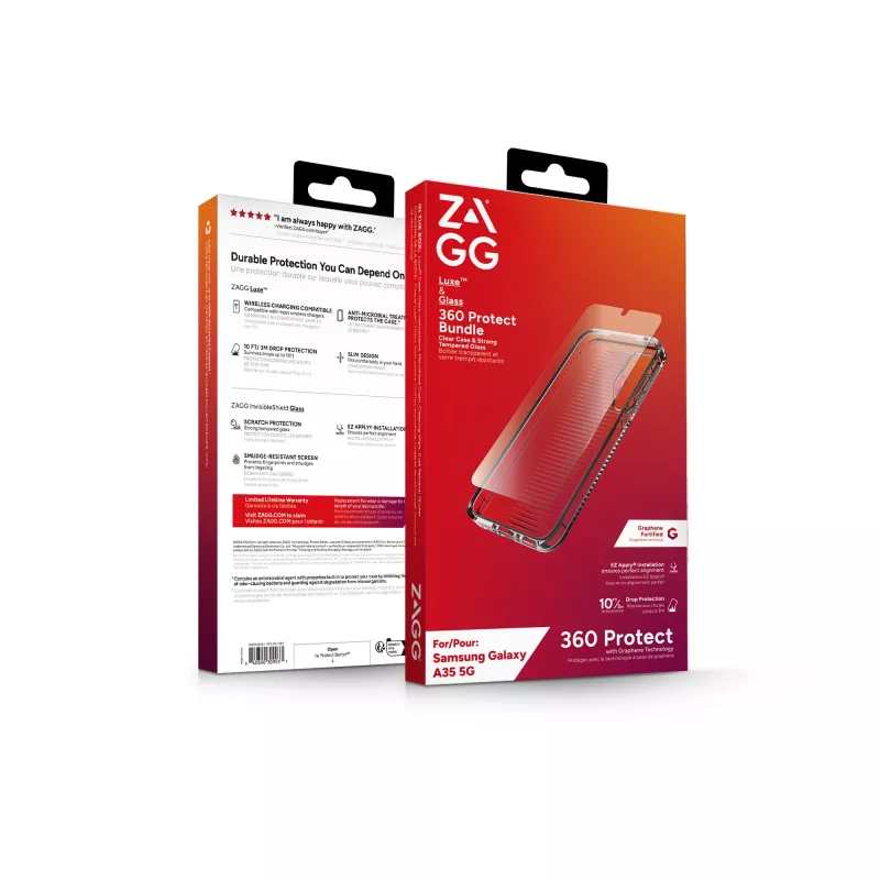 ZAGG Luxe & Glass 360 mobiiltelefoni ümbris 16,8 cm (6,6 tolli)