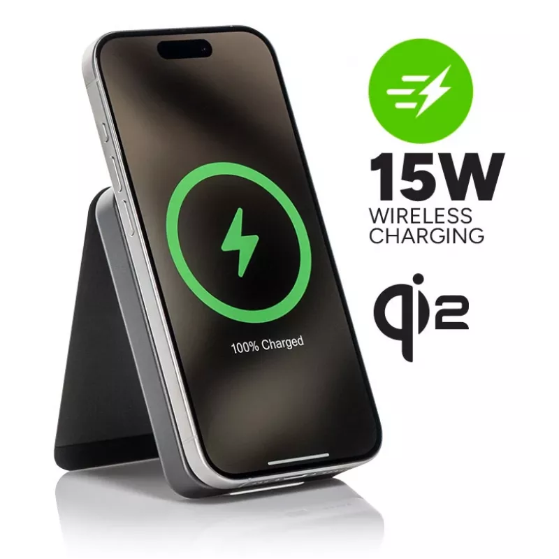 mophie Snap+ Powerstation 10000 mAh Juhtmevaba laadimine Must