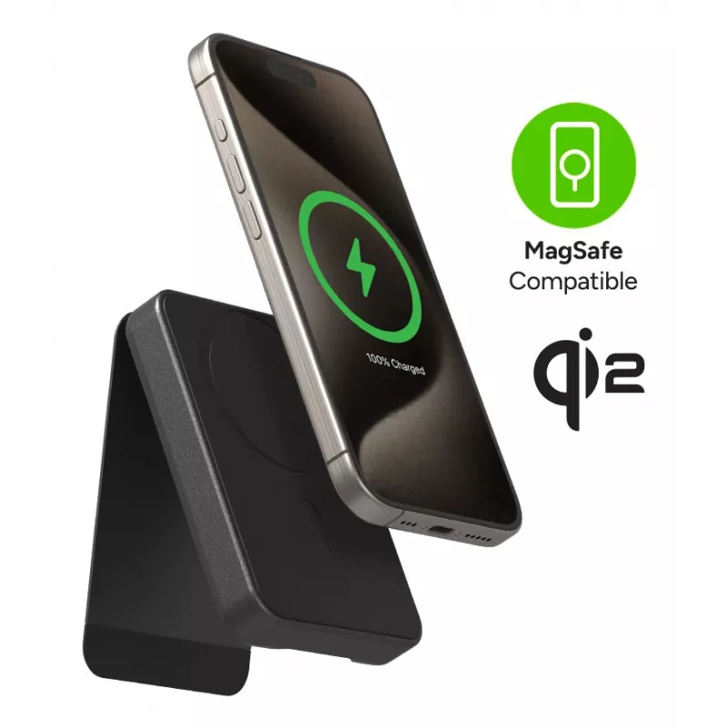mophie Snap+ Powerstation 10000 mAh Juhtmevaba laadimine Must