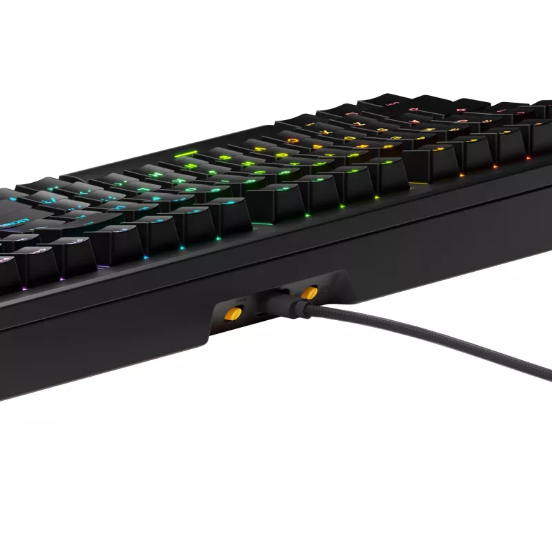 Glorious Gaming GMMK 3 HE 100% Eelmonteeritud Juhtmega Must - US, Juhtmega, USB, Mehaaniline, QWERTY, RGB LED, Must