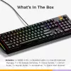 Glorious Gaming GMMK 3 HE 100% Eelmonteeritud Juhtmega Must - US, Juhtmega, USB, Mehaaniline, QWERTY, RGB LED, Must