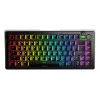 Glorious Gaming GMMK 3 PRO 75% Prebuilt Wireless Must - US, Wired & Wireless, USB + RF Wireless + Bluetooth, Mechanical, QWERTY, RGB LED, Must