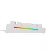 Glorious Gaming GMMK 3 HE 75% Eelvalmistatud Juhtmega Valge - FR, Juhtmega, USB, Mehaaniline, AZERTY, RGB LED, Valge