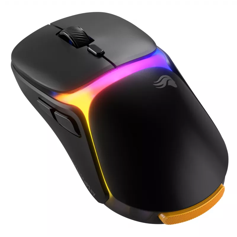Glorious Gaming Model O3 Wireless juhtmevaba mänguhiir – InfinitePlay vahetatava aku süsteem, 8k pollimissagedus, 130M klõpsu optilised lülitid, ülikerge 66g, 30K DPI optiline andur, RGB – must