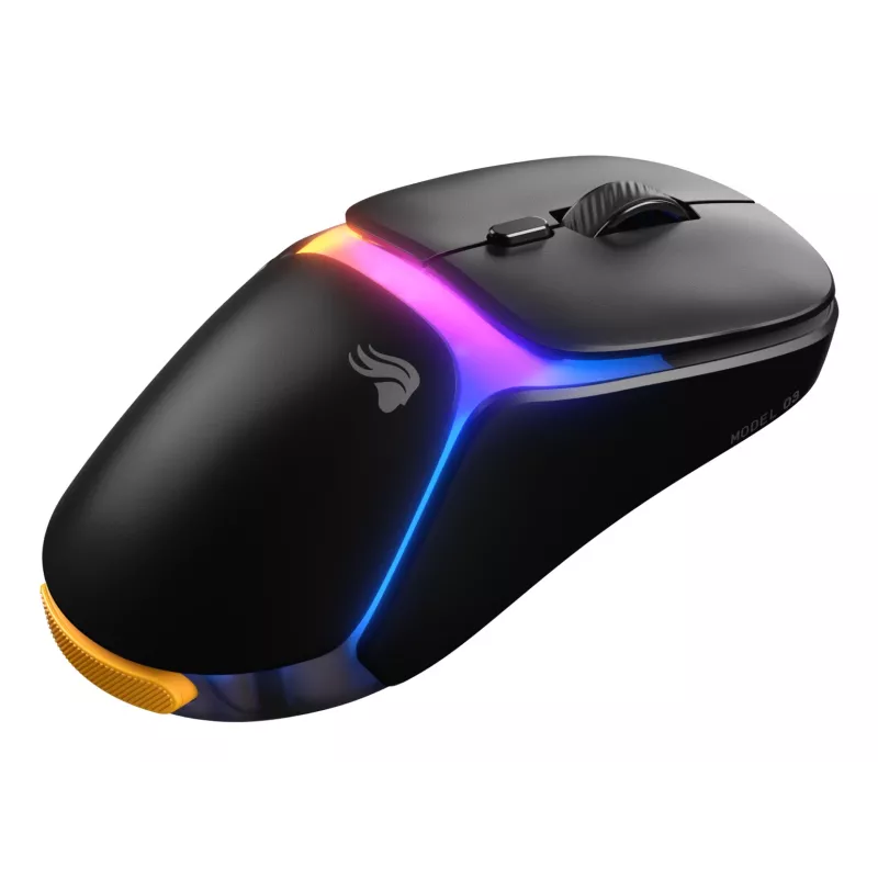 Glorious Gaming Model O3 Wireless juhtmevaba mänguhiir – InfinitePlay vahetatava aku süsteem, 8k pollimissagedus, 130M klõpsu optilised lülitid, ülikerge 66g, 30K DPI optiline andur, RGB – must