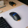 Glorious Gaming Model O3 Wireless juhtmevaba mänguhiir – InfinitePlay vahetatava aku süsteem, 8k pollimissagedus, 130M klõpsu optilised lülitid, ülikerge 66g, 30K DPI optiline andur, RGB – must