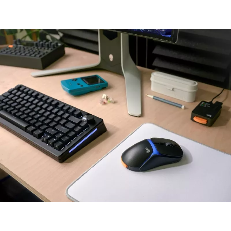 Glorious Gaming Model O3 Wireless juhtmevaba mänguhiir – InfinitePlay vahetatava aku süsteem, 8k pollimissagedus, 130M klõpsu optilised lülitid, ülikerge 66g, 30K DPI optiline andur, RGB – must