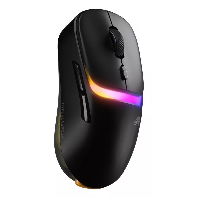 Glorious Gaming Model D3 Wireless Gaming hiir - InfinitePlay vahetatava akuga süsteem, 8k pollimissagedus, 130M klõpsu optilised lülitid, ultralight 69g, 30K DPI optiline sensor, RGB - must