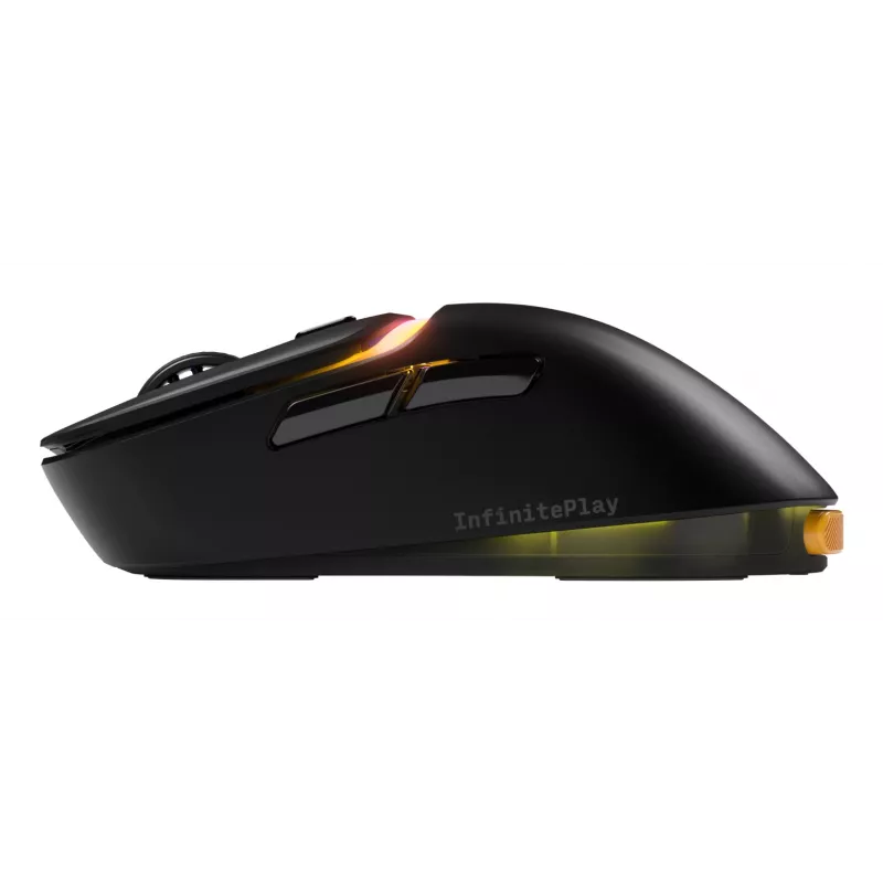 Glorious Gaming Model D3 Wireless Gaming hiir - InfinitePlay vahetatava akuga süsteem, 8k pollimissagedus, 130M klõpsu optilised lülitid, ultralight 69g, 30K DPI optiline sensor, RGB - must