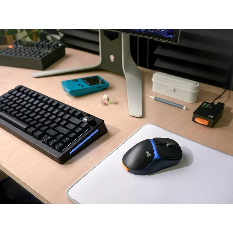 Glorious Gaming Model D3 Wireless Gaming hiir - InfinitePlay vahetatava akuga süsteem, 8k pollimissagedus, 130M klõpsu optilised lülitid, ultralight 69g, 30K DPI optiline sensor, RGB - must