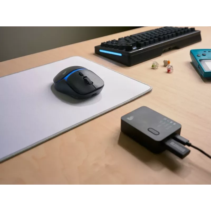 Glorious Gaming Model D3 Wireless Gaming hiir - InfinitePlay vahetatava akuga süsteem, 8k pollimissagedus, 130M klõpsu optilised lülitid, ultralight 69g, 30K DPI optiline sensor, RGB - must