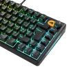 Glorious Gaming GMBK 75% klaviatuur USB AZERTY Prantsuse Must