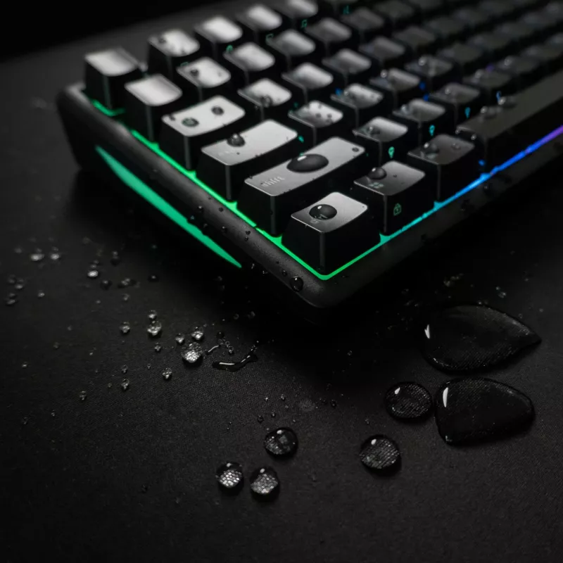Glorious Gaming GMBK 75% klaviatuur USB AZERTY Prantsuse Must