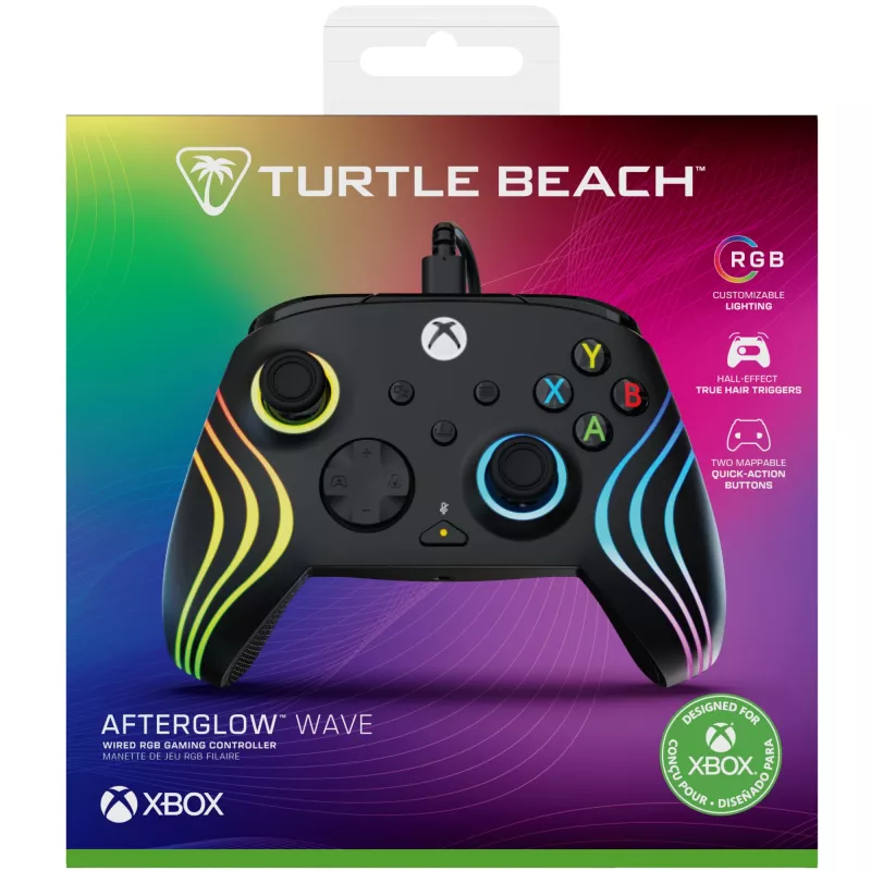 Mängupult Turtle Beach Afterglow Wave Must USB PC Xbox Series