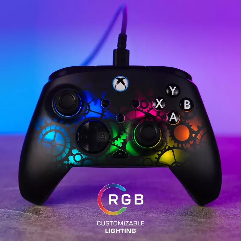 Turtle Beach Afterglow Ignite juhtmega RGB mängupult, kohandatav RGB-valgustus, ümberprogrammeeritavad nupud