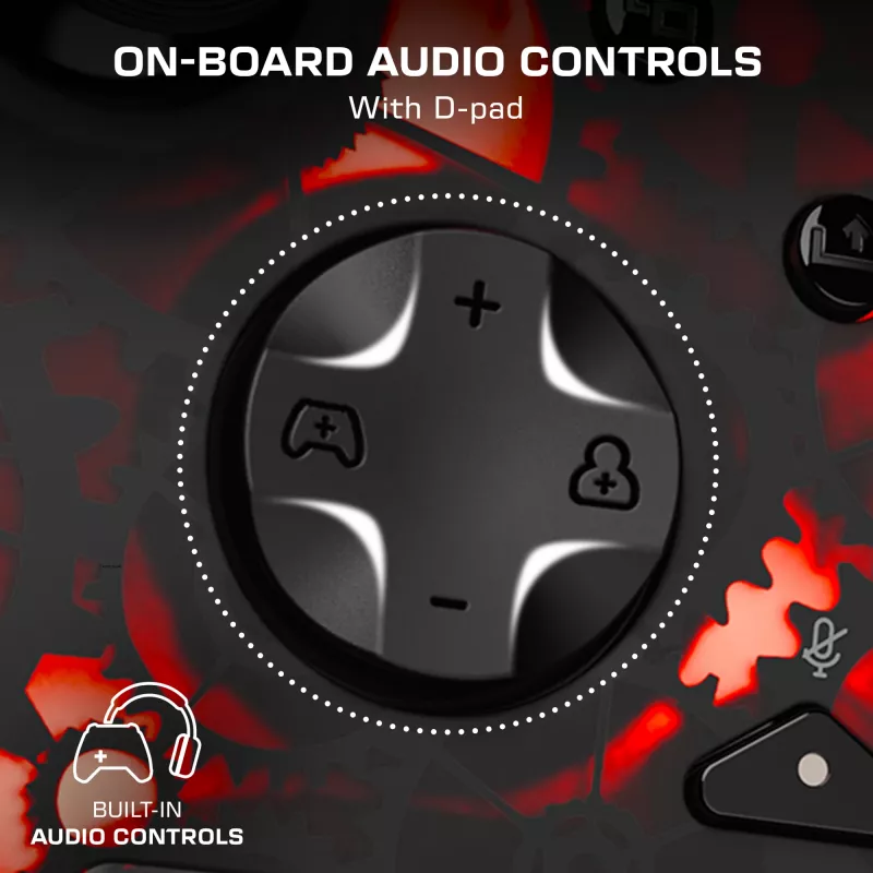 Turtle Beach Afterglow Ignite juhtmega RGB mängupult, kohandatav RGB-valgustus, ümberprogrammeeritavad nupud