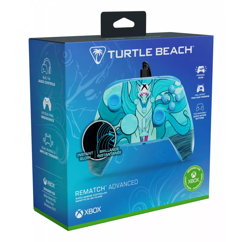 Gamepad Turtle Beach Rematch Advanced Wired 2025 USB mitmevärviline Xbox One Xbox One S Xbox One X